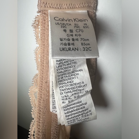 Calvin Klein Strapless Bras Bundle Beige + Black | Lightly Worn - Picture 6 of 12